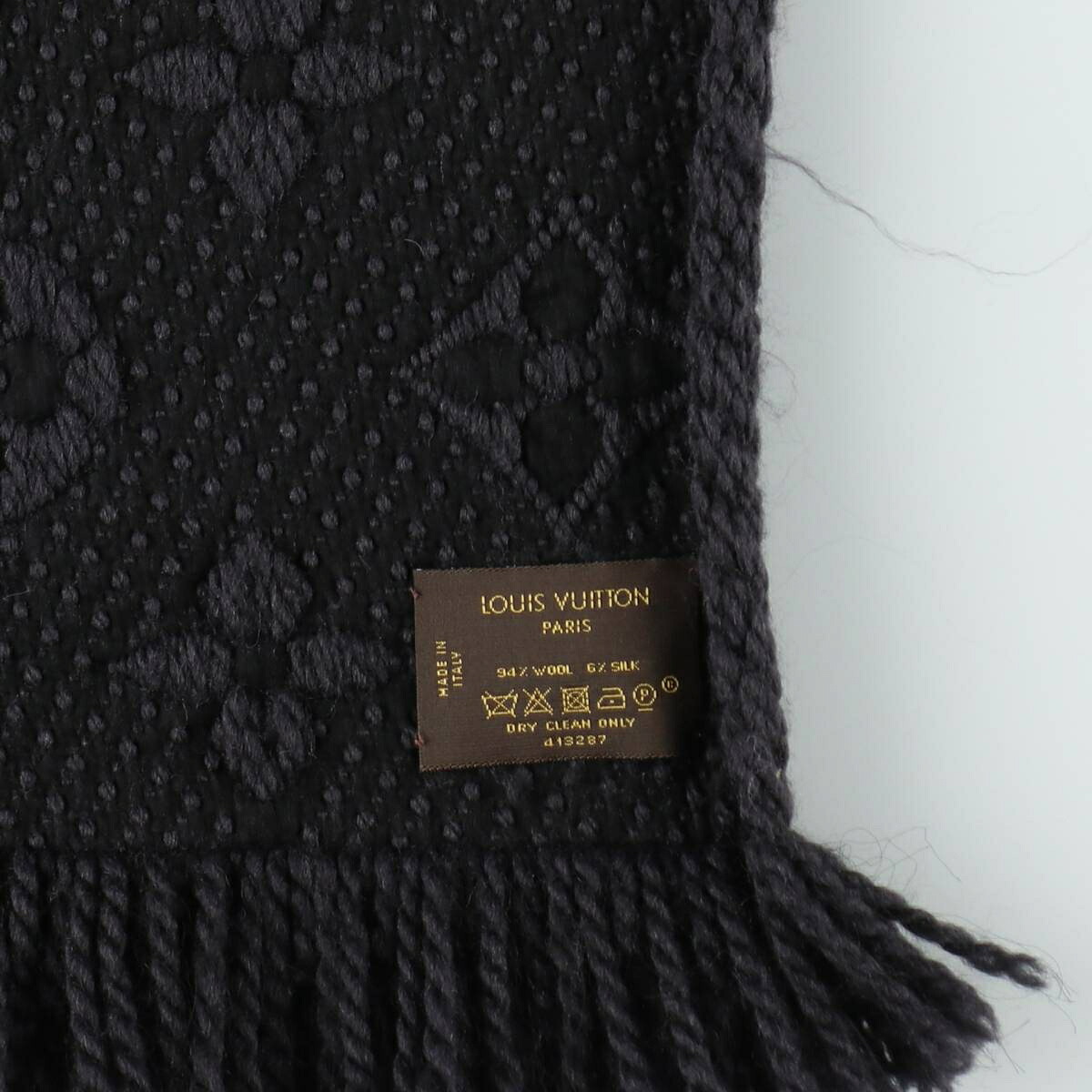 LOUIS VUITTON/ルイヴィトン PARIS ウールマフラー