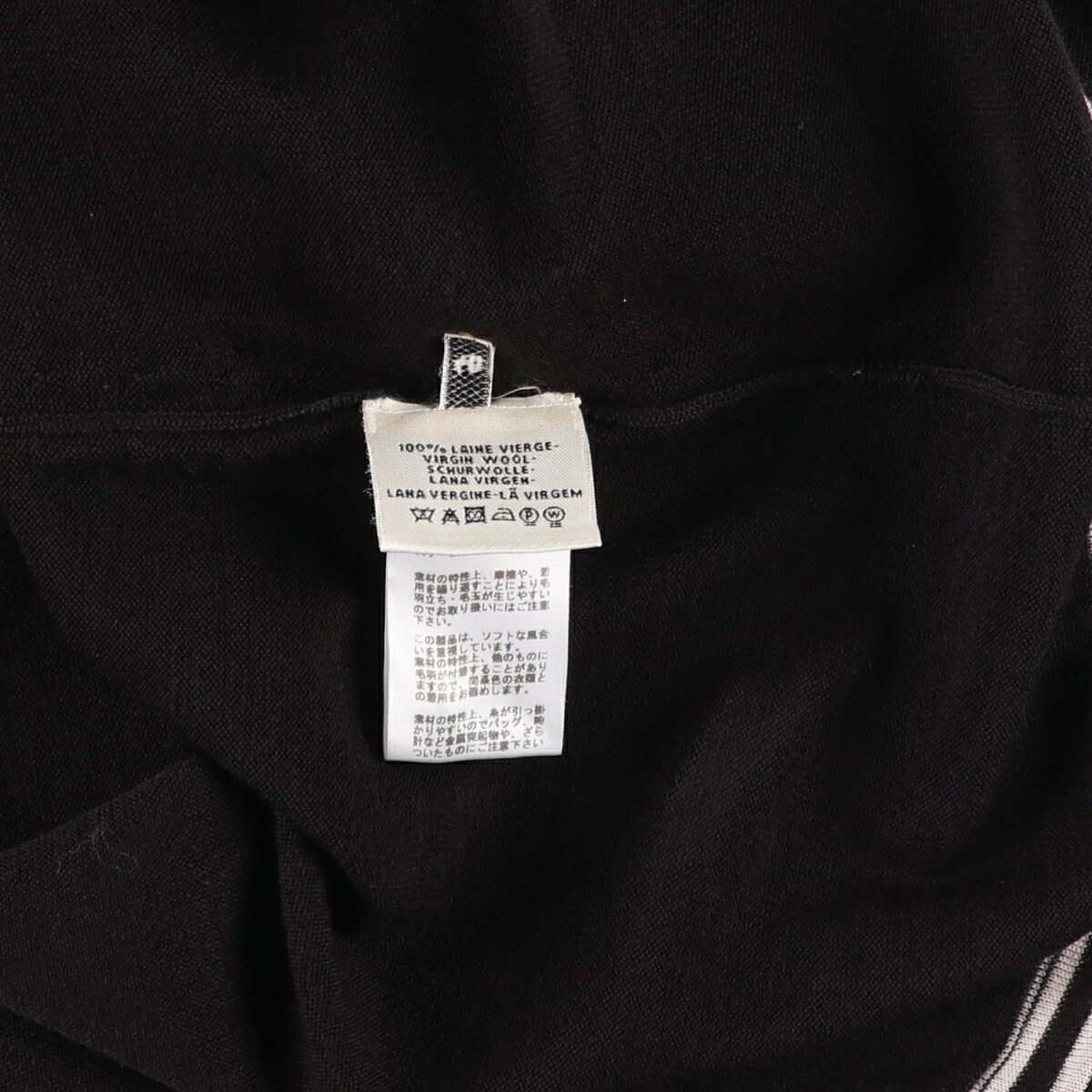 HERMES/エルメス PARIS ウール 長袖Aラインワンピース