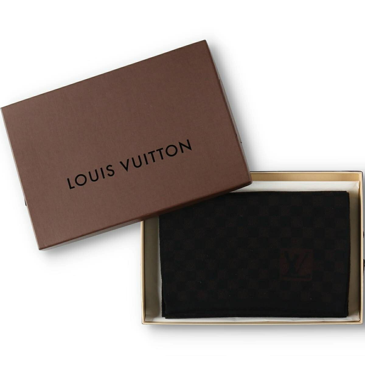 LOUIS VUITTON/ルイヴィトン PARIS ウールマフラー