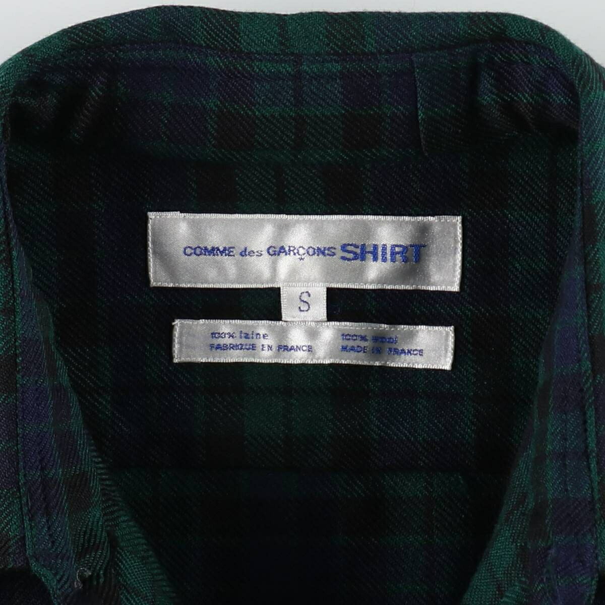 COMME des GARCONS/コムデギャルソン SHIRT ウールシャツ