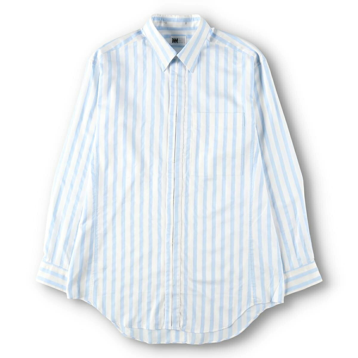 ISSEY MIYAKE/イッセイミヤケ IM PRODUCT 長袖 コットンストライプシャツ