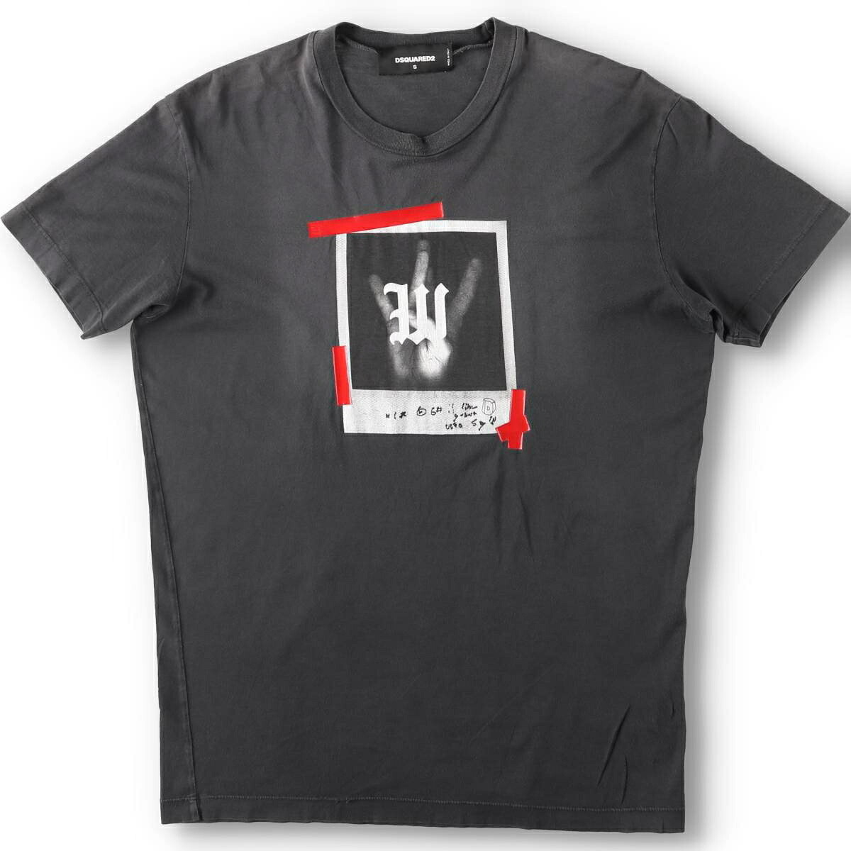 DSQUARED2/ディースクエアード 半袖 プリントTシャツ