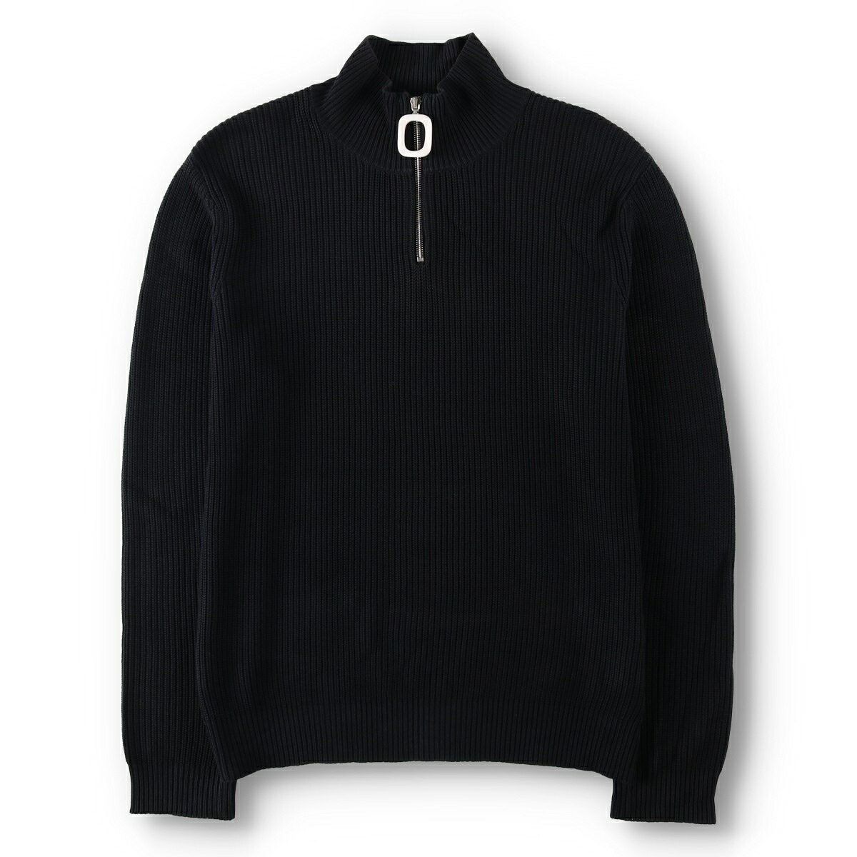 JW ANDERSON/ジェイダブリューアンダーソン コットンニットハーフジップセーター