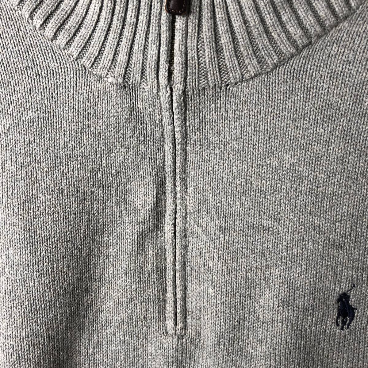 Ralph Lauren/ラルフローレン POLO by Ralph Lauren  コットンニットハーフジップセーター