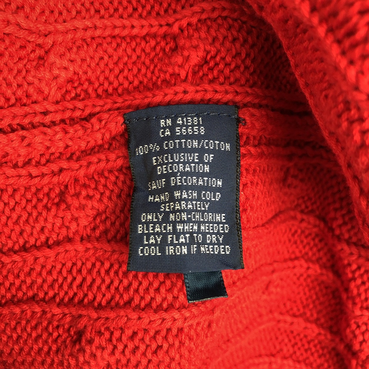 Ralph Lauren/ラルフローレン コットンニットセーター