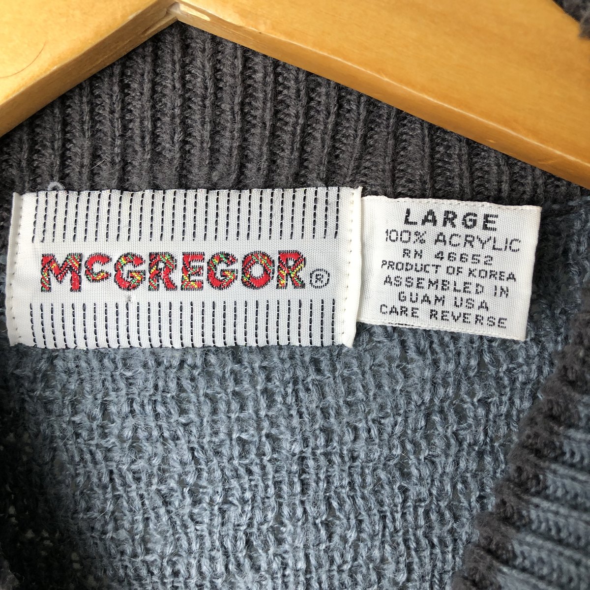 McGREGOR/マックレガー アクリルニットセーター