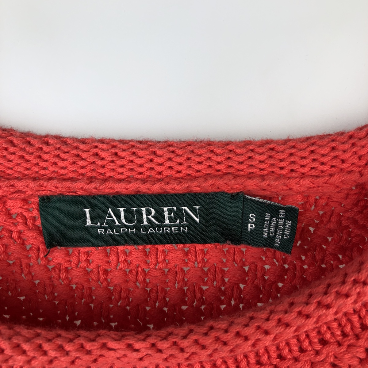 Ralph Lauren/ラルフローレン LAUREN ローレン コットンニットセーター