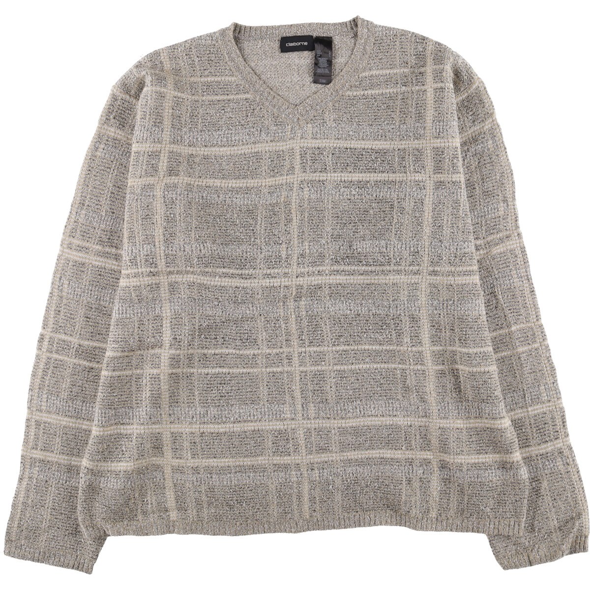 Liz Claiborne/リズクレイボーン Vネック アクリルニットセーター