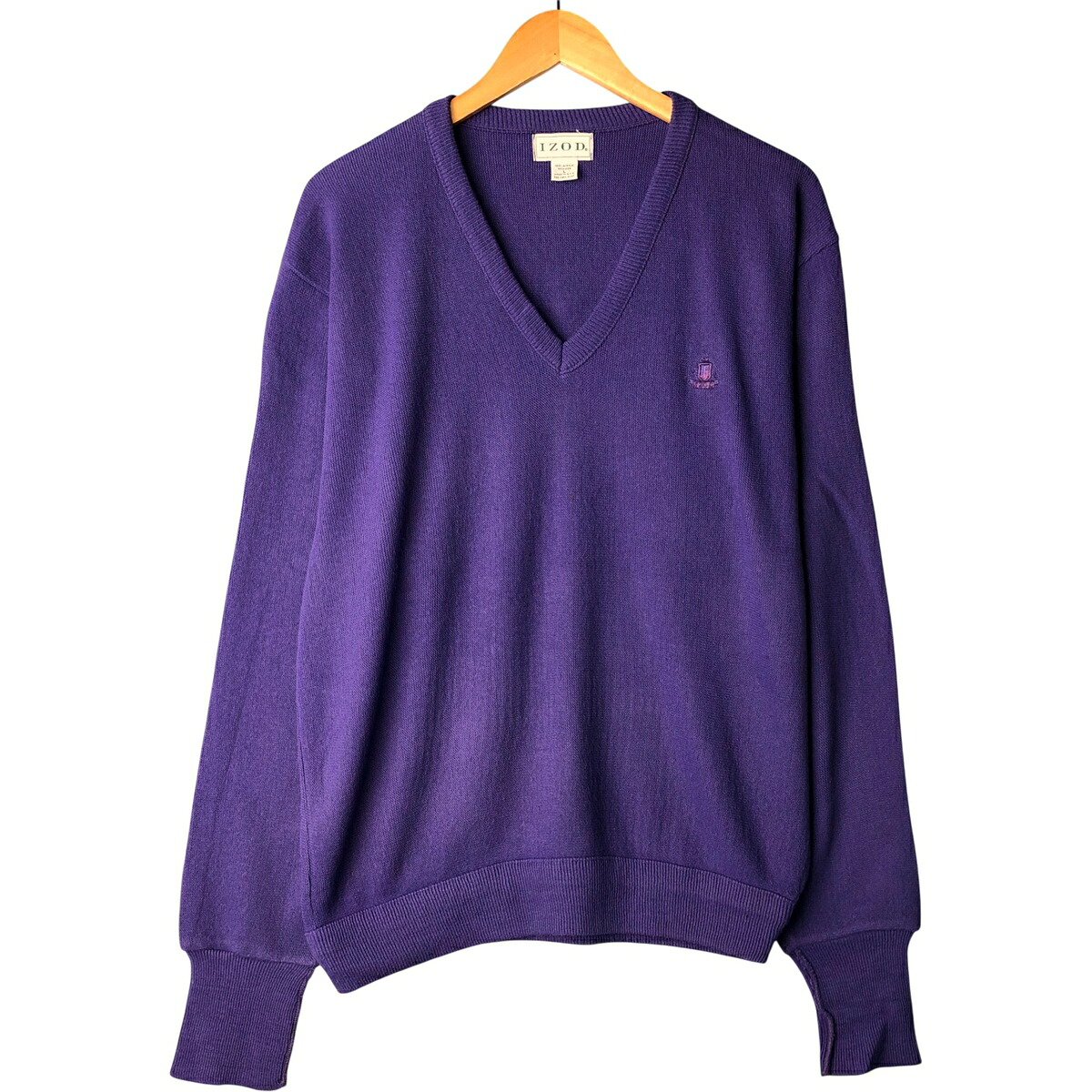 LACOSTE/ラコステ IZOD Vネック アクリルニットセーター