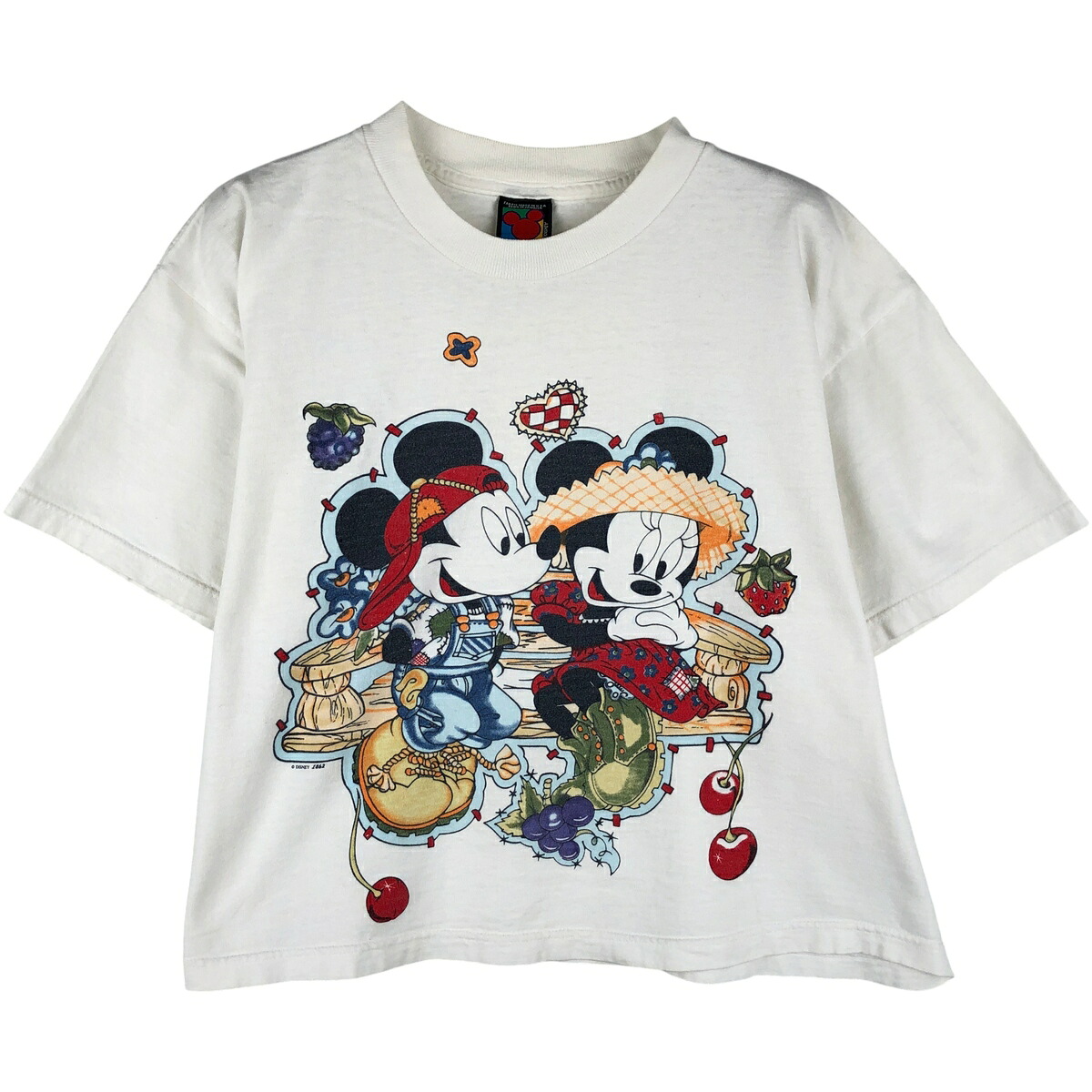 MICKY UNLIMITED MICKEY MOUSE MINNIE MOUSE ミッキーマウス ミニーマウス キャラクタープリントTシャツ