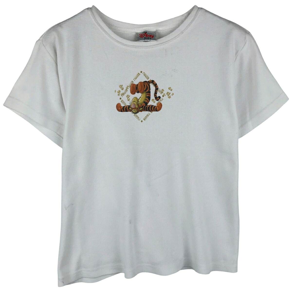 THE DISNEY STORE TIGGER ティガー キャラクタープリントTシャツ