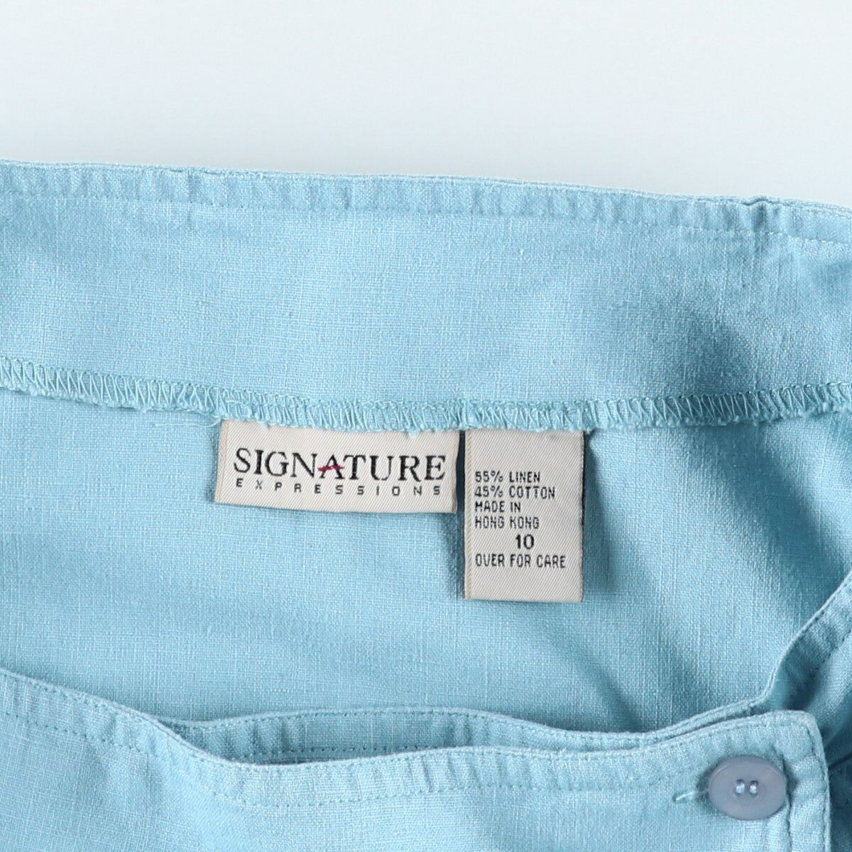 SIGNATURE EXPRESSION コットン ラップ 巻きミニスカート
