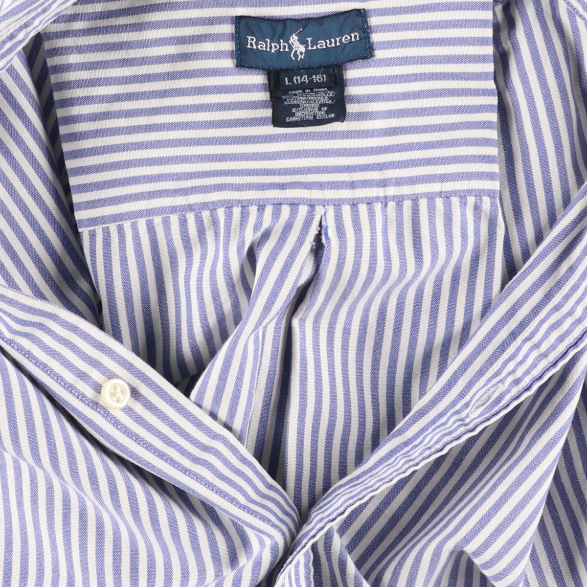 Ralph Lauren/ラルフローレン 長袖 ボタンダウンストライプシャツ