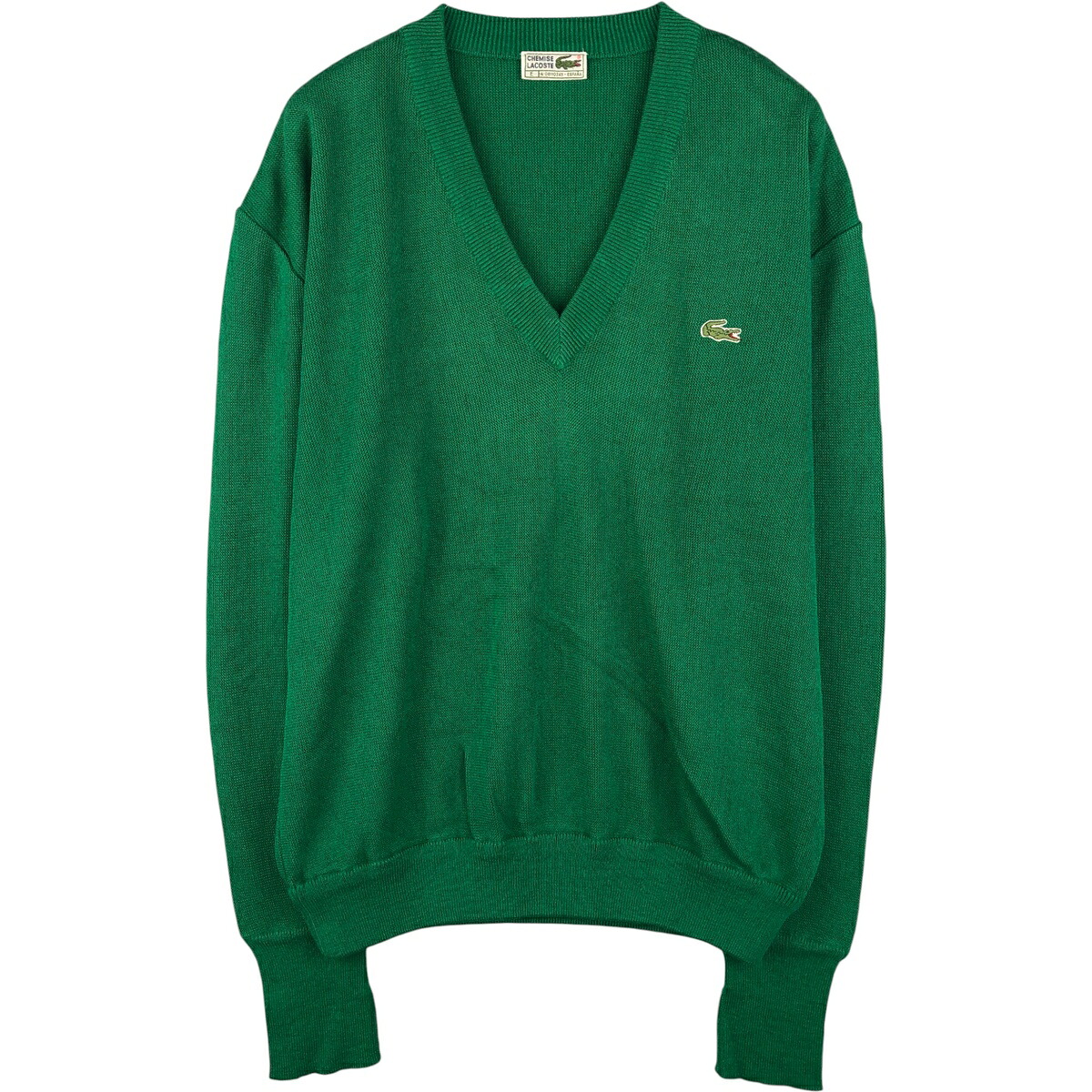 LACOSTE/ラコステ CHEMISE Vネック アクリルニットセーター