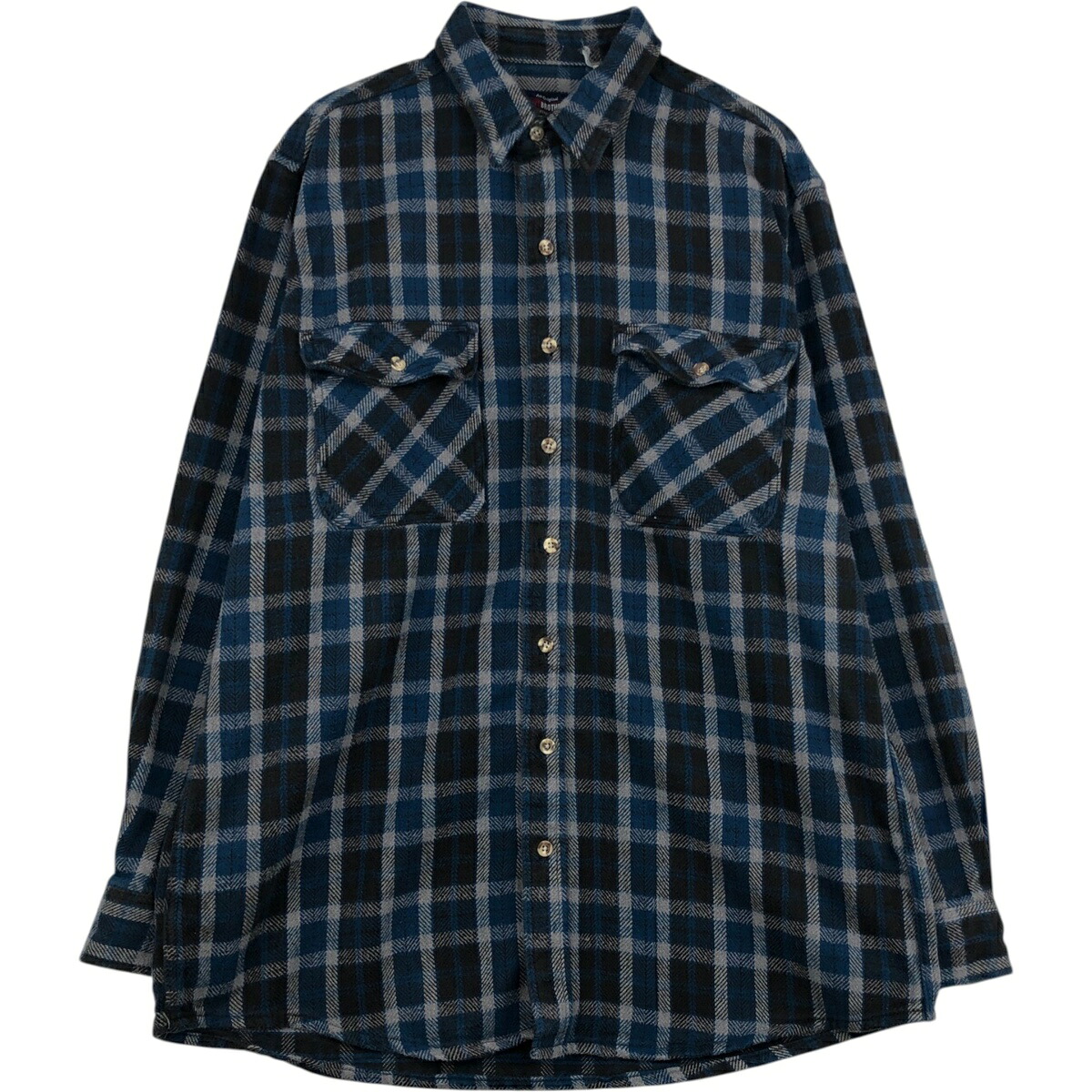 Five Brother/ファイブブラザー 長袖 ヘビーネルチェックシャツ