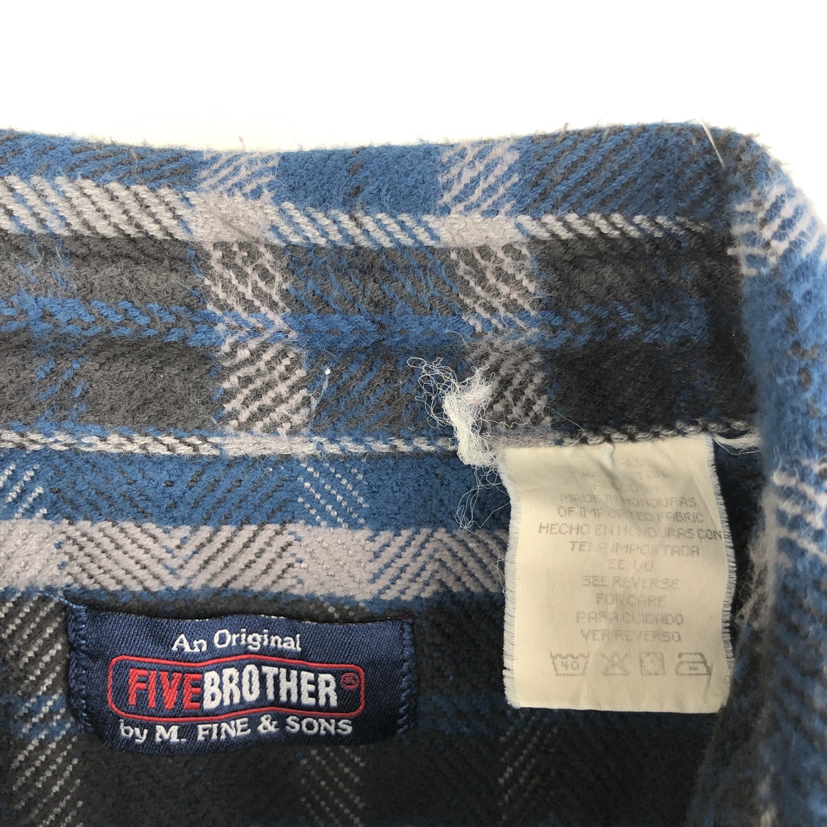 Five Brother/ファイブブラザー 長袖 ヘビーネルチェックシャツ