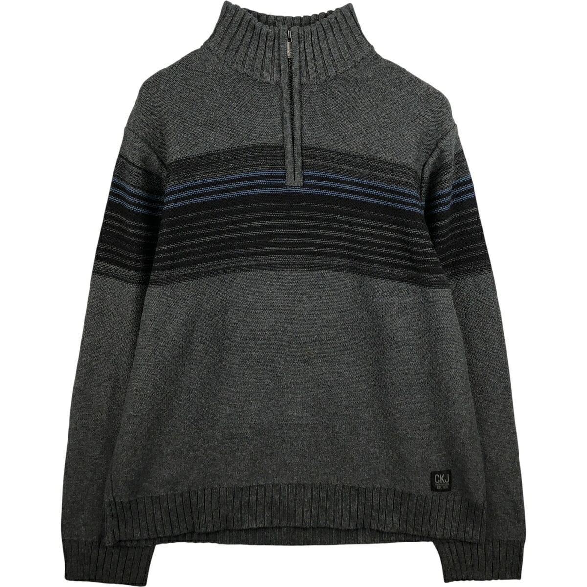Calvin klein/カルバンクライン JEANS コットンニットハーフジップセーター