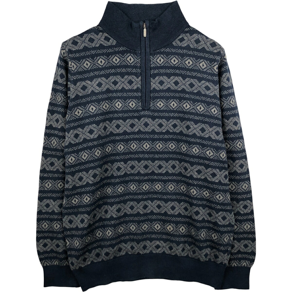 L.L.Bean/エルエルビーン コットンニットハーフジップセーター