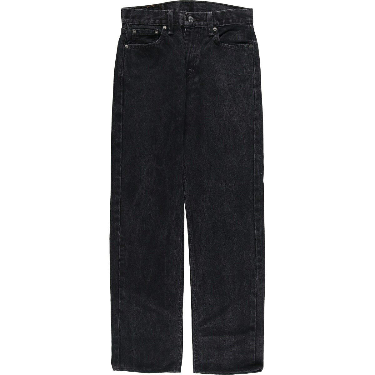 Levi's/リーバイス 505 ブラックデニム テーパードデニムパンツ