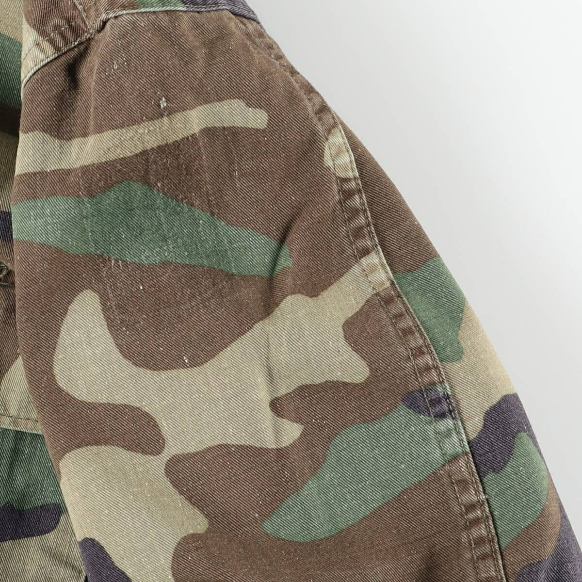 COAT COMBAT CAMOUFLAGE WOODLAND PATTERN B.D.U ミリタリージャケット