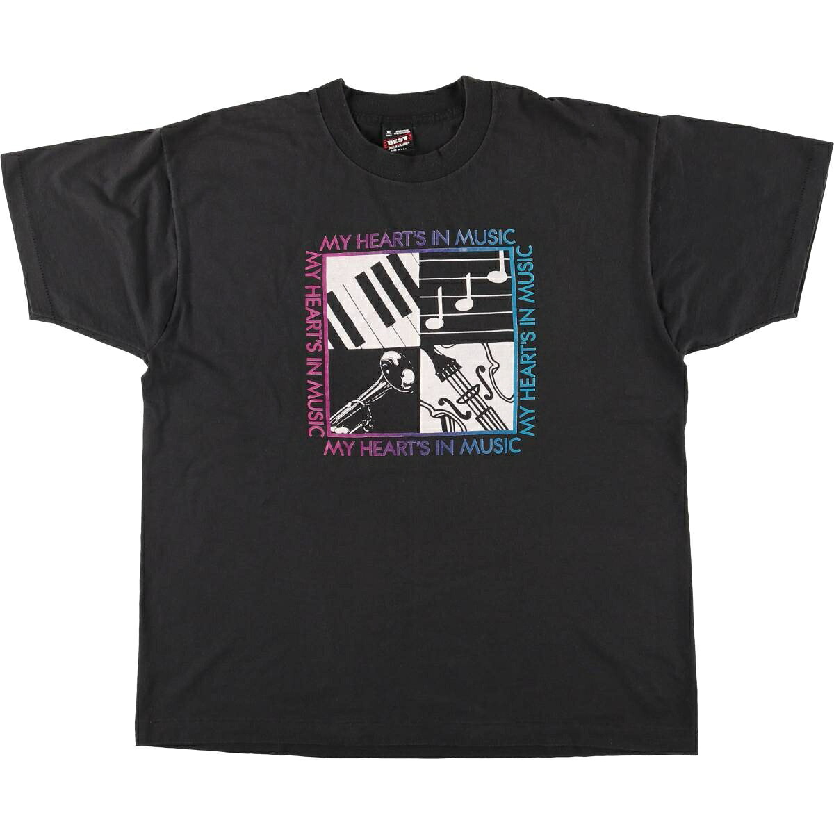 MY HEART'S IN MUSIC バンドTシャツ バンT