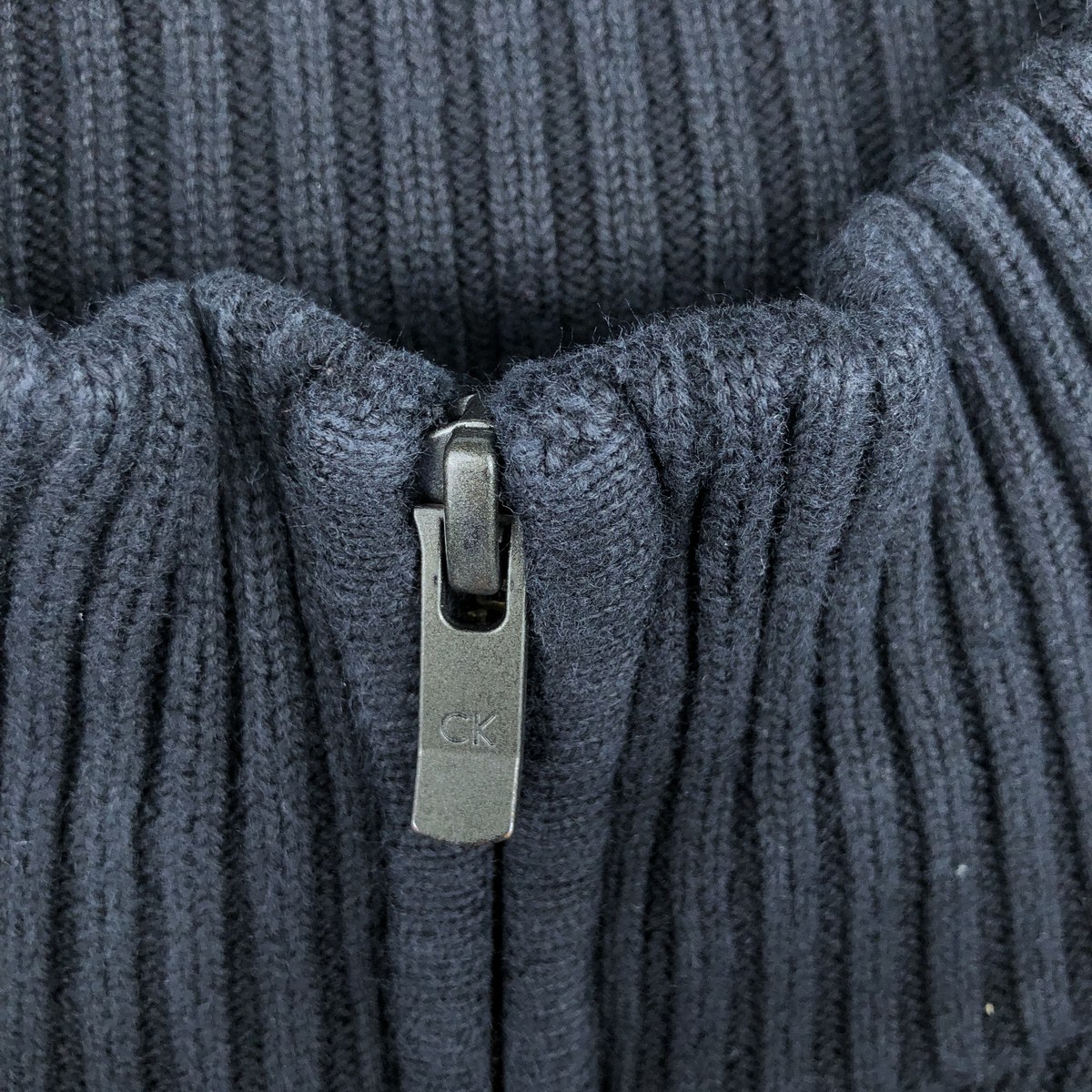 Calvin klein/カルバンクライン コットンニットハーフジップセーター