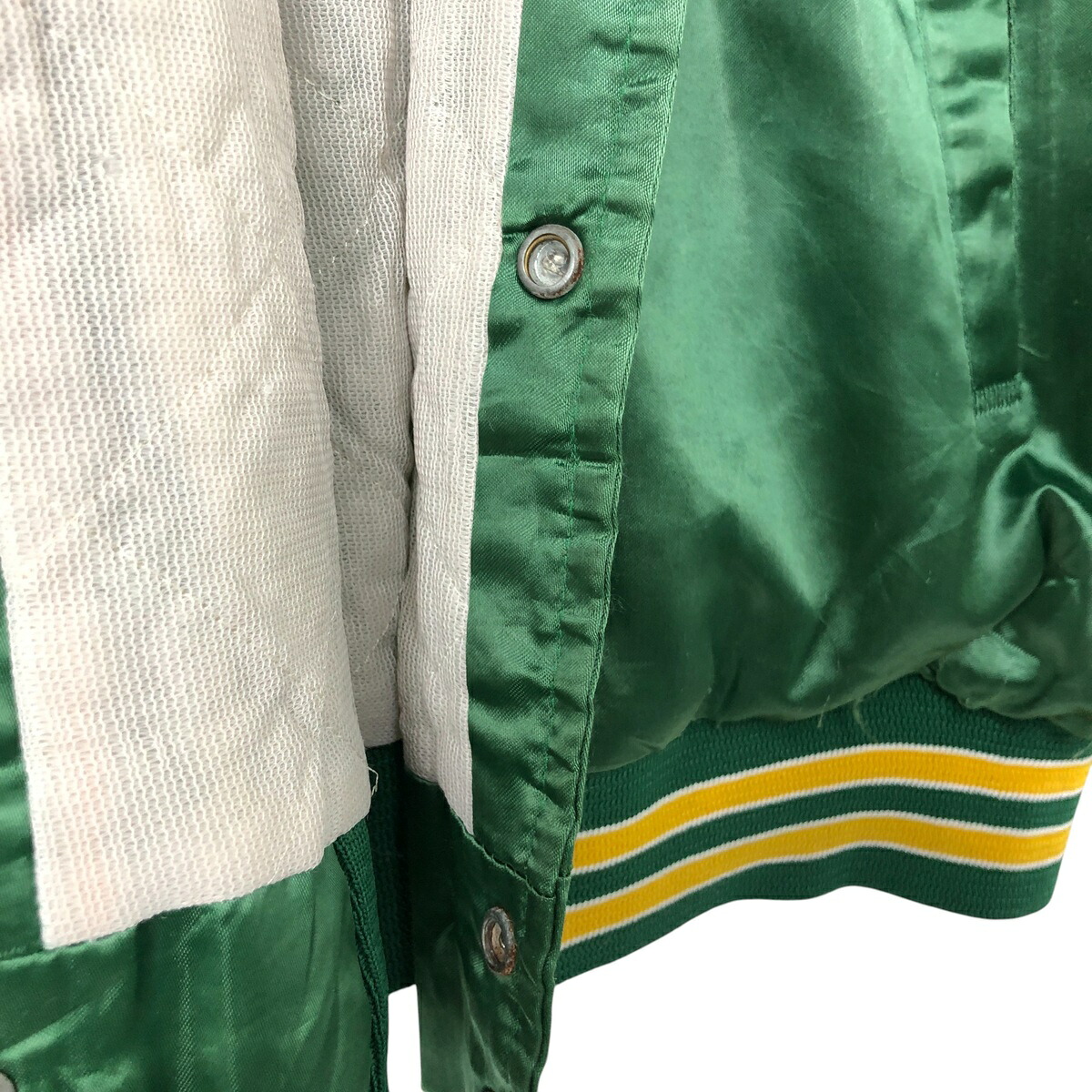 NFL GREEN BAY  PACKERS グリーンベイパッカーズ ナイロンスタジャン アワードジャケット バーシティジャケット