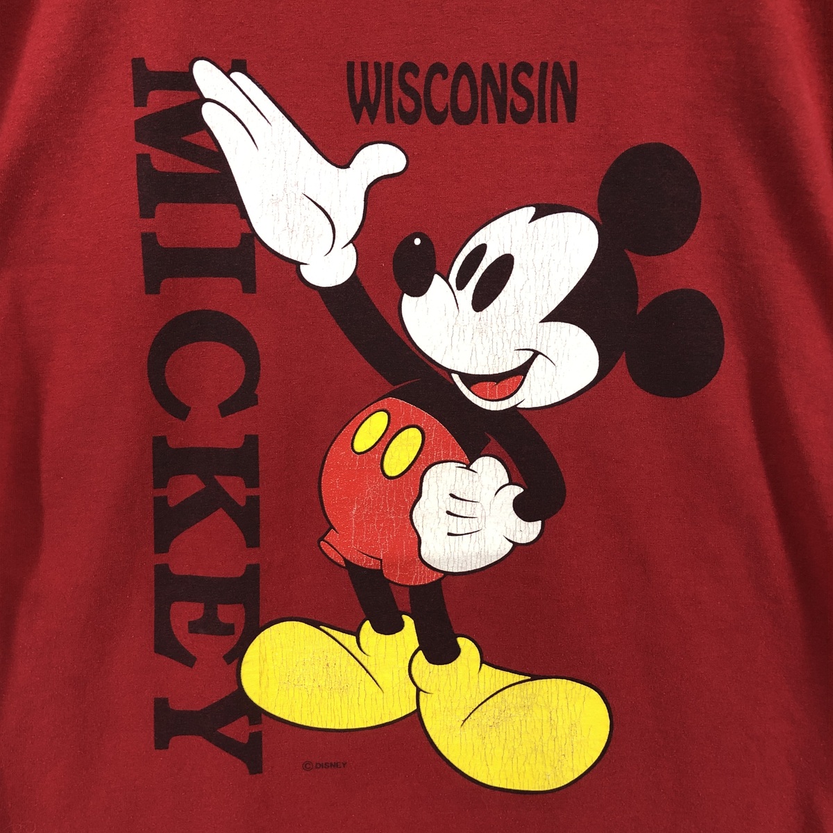VELVA SHEEN/ベルバシーン MICKEY MOUSE ミッキーマウス キャラクタープリントTシャツ