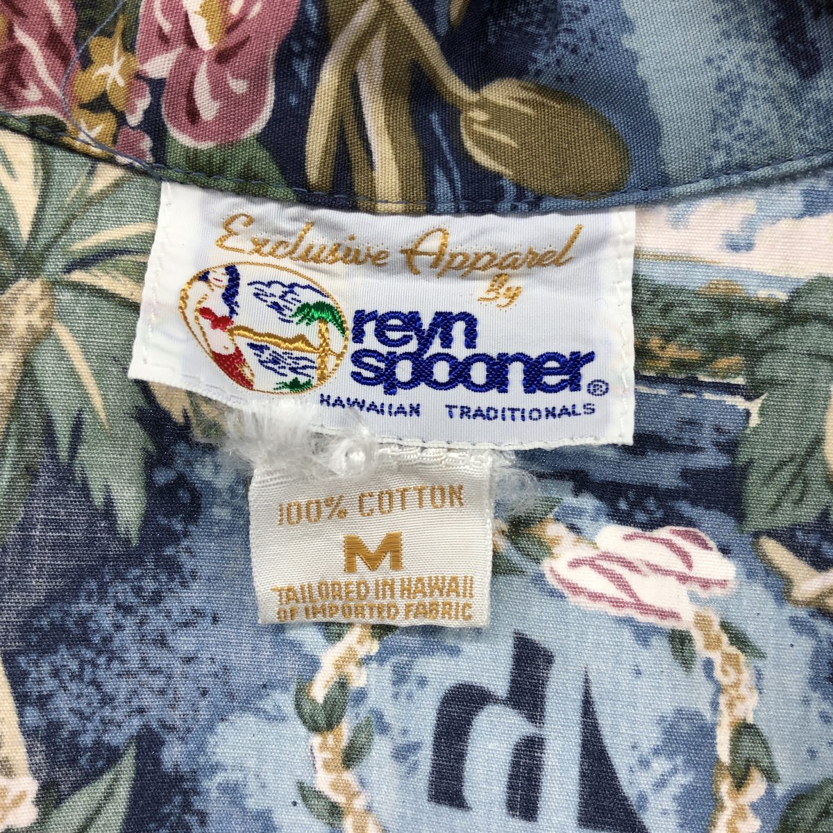 REYNSPOONER/レインスプーナー 水着タグ ビキニタグ ハワイアンアロハシャツ