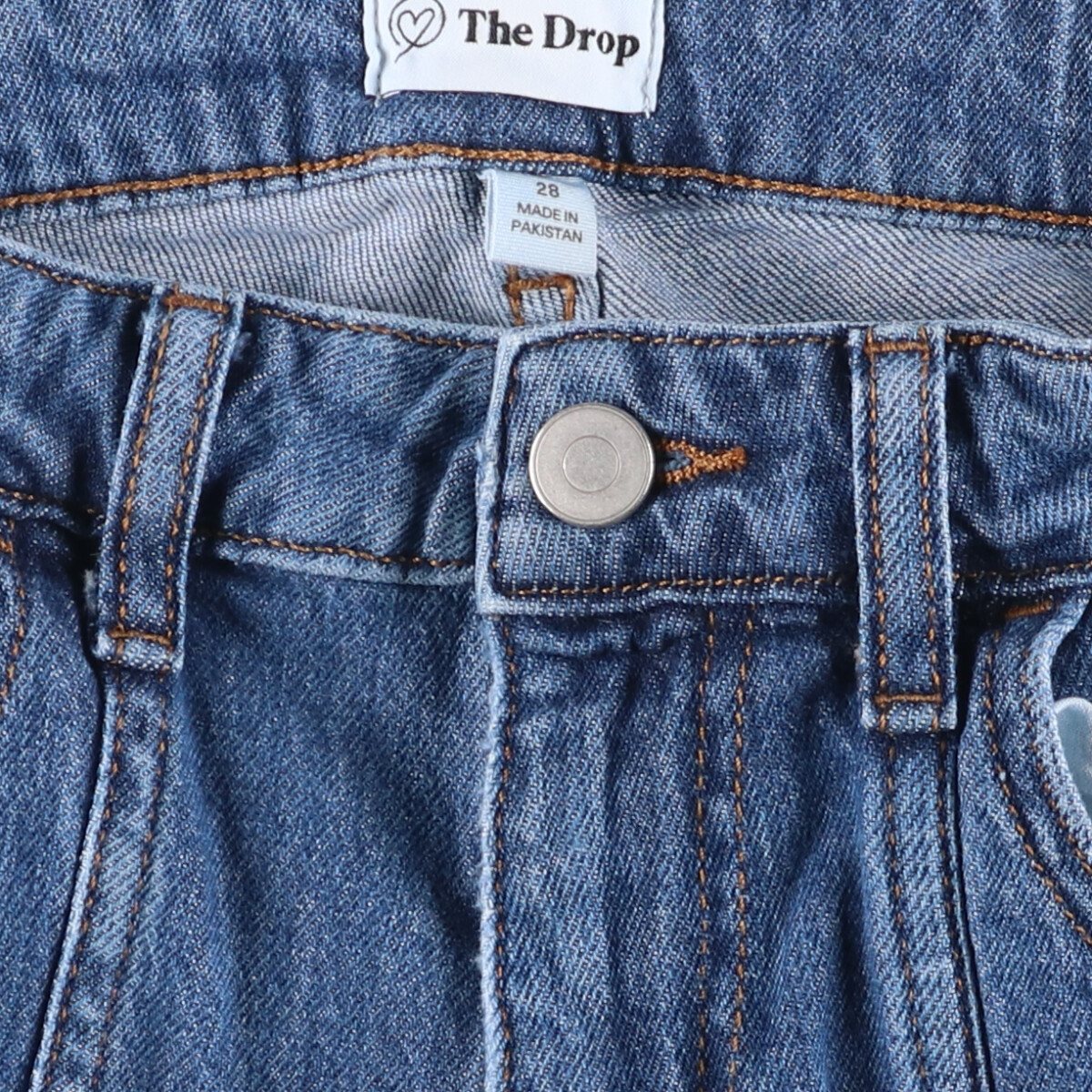 The Drop ベルボトムデニムパンツ