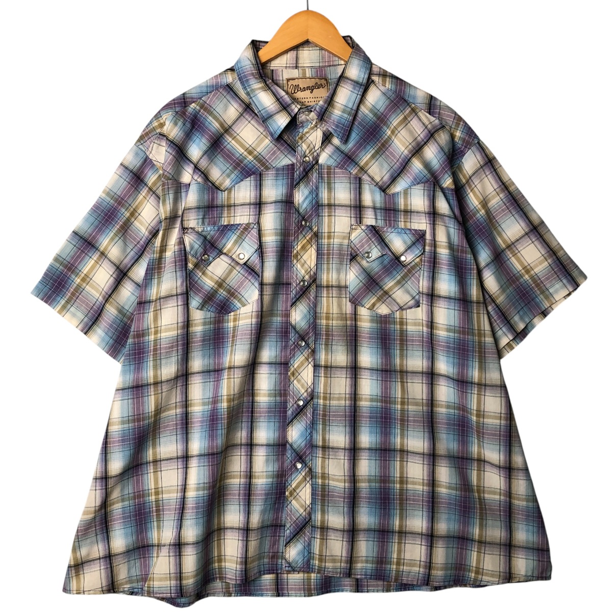 Wrangler/ラングラー WESTERN FASHION SNAP SHIRTS 半袖 ウエスタンシャツ