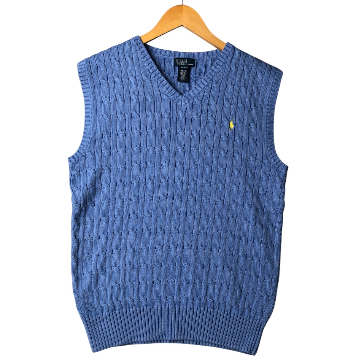 Ralph Lauren/ラルフローレン POLO by Ralph Lauren Vネック コットンニットベスト