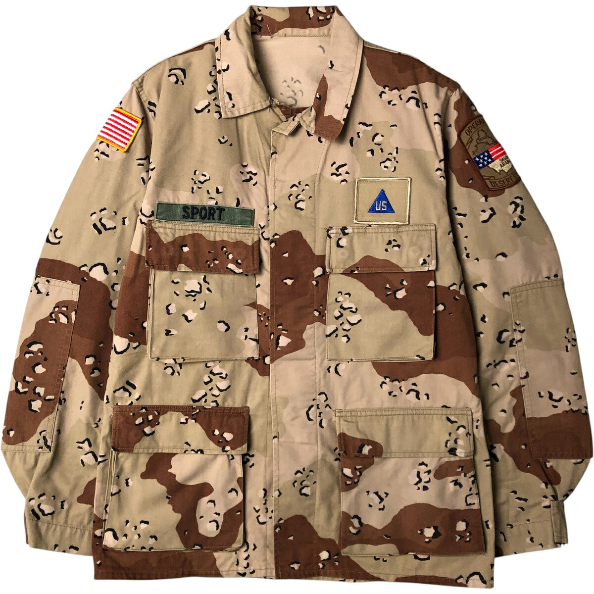 COAT DESERT CAMOUFLAGE PATTERN COMBAT B.D.U ミリタリージャケット