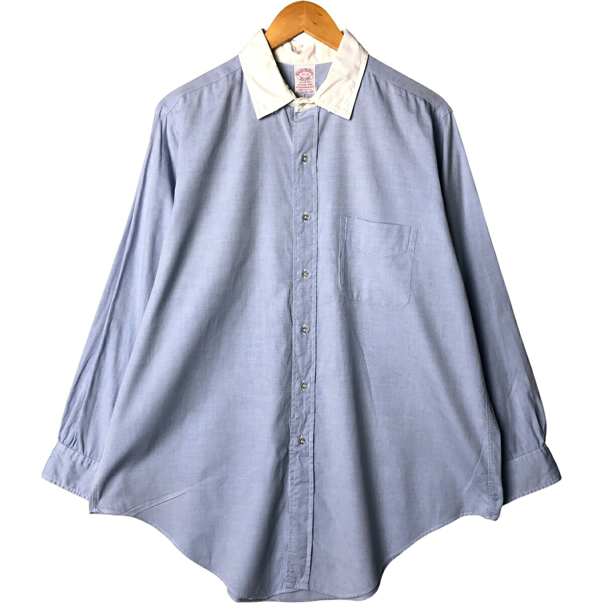 Brooks Brothers/ブルックスブラザーズ Est.1818 長袖 コットンシャツ