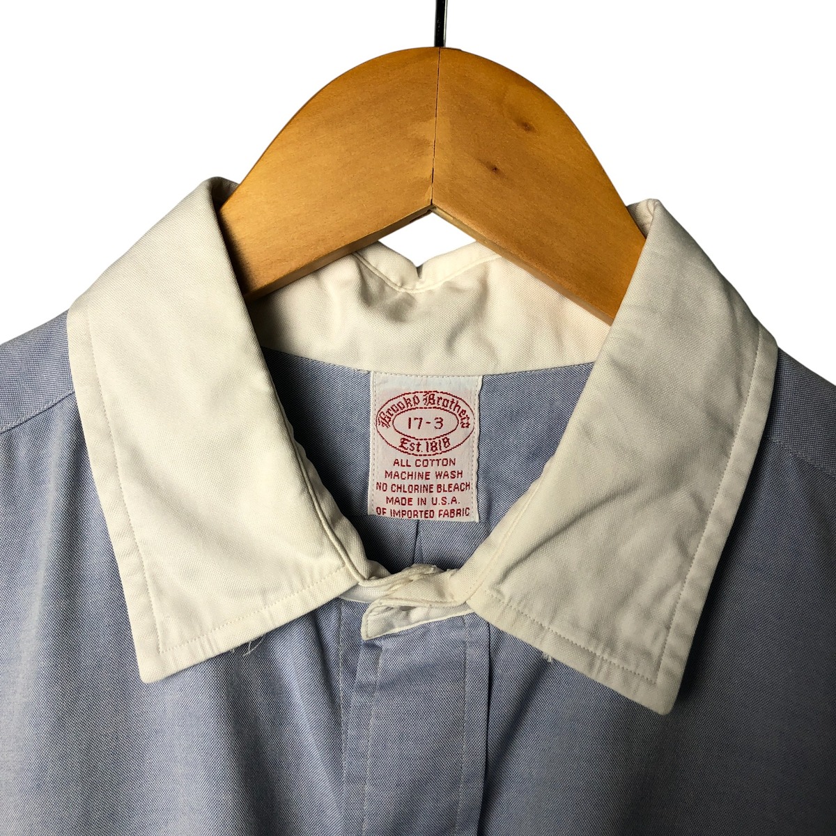 Brooks Brothers/ブルックスブラザーズ Est.1818 長袖 コットンシャツ