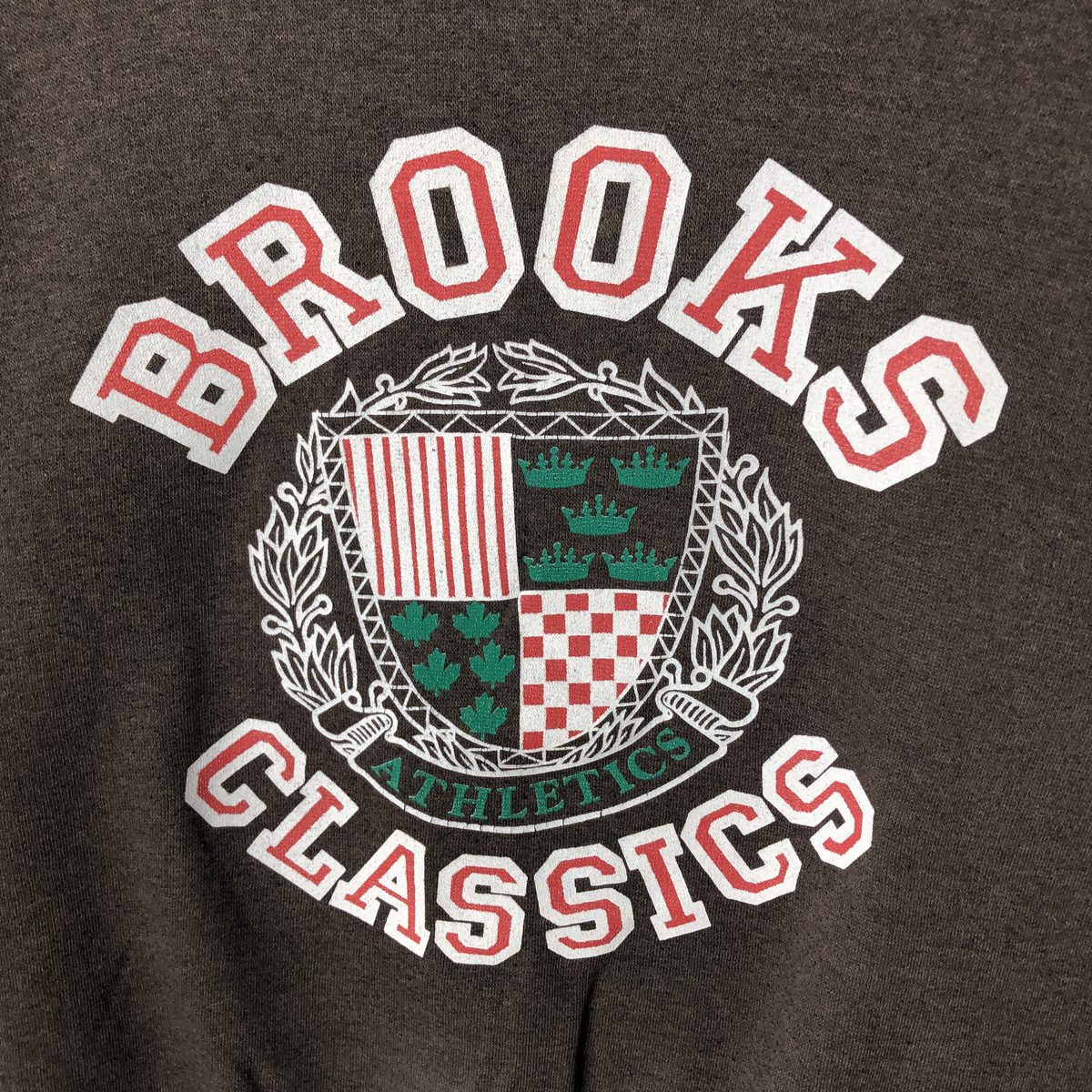 古着 ブルックス Brooks プリントスウェットシャツ トレーナー メンズL相当 /eaa585519 【中古】 【250924】 【SS2606_30