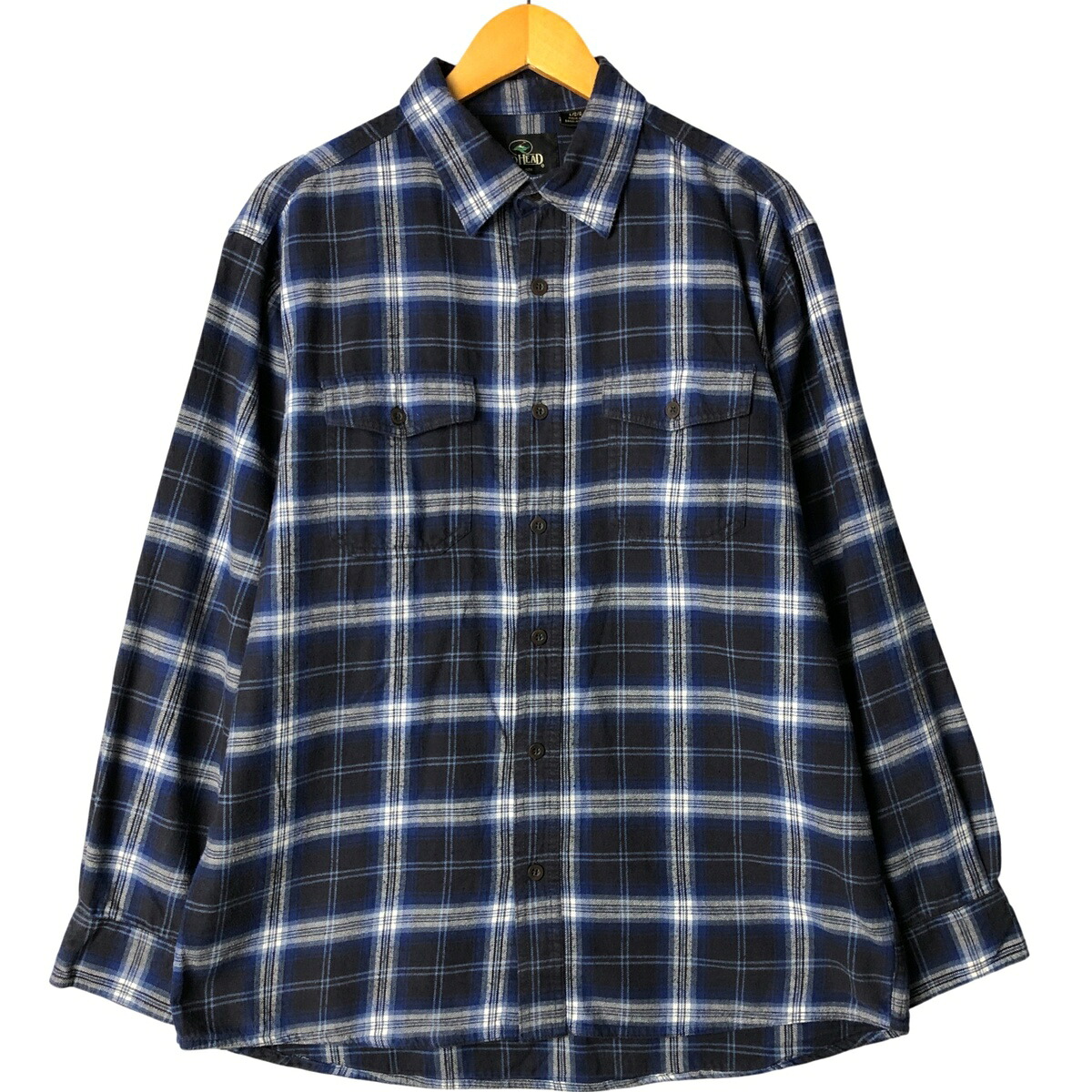 RED HEAD/レッドヘッド 長袖 ライトネルチェックシャツ