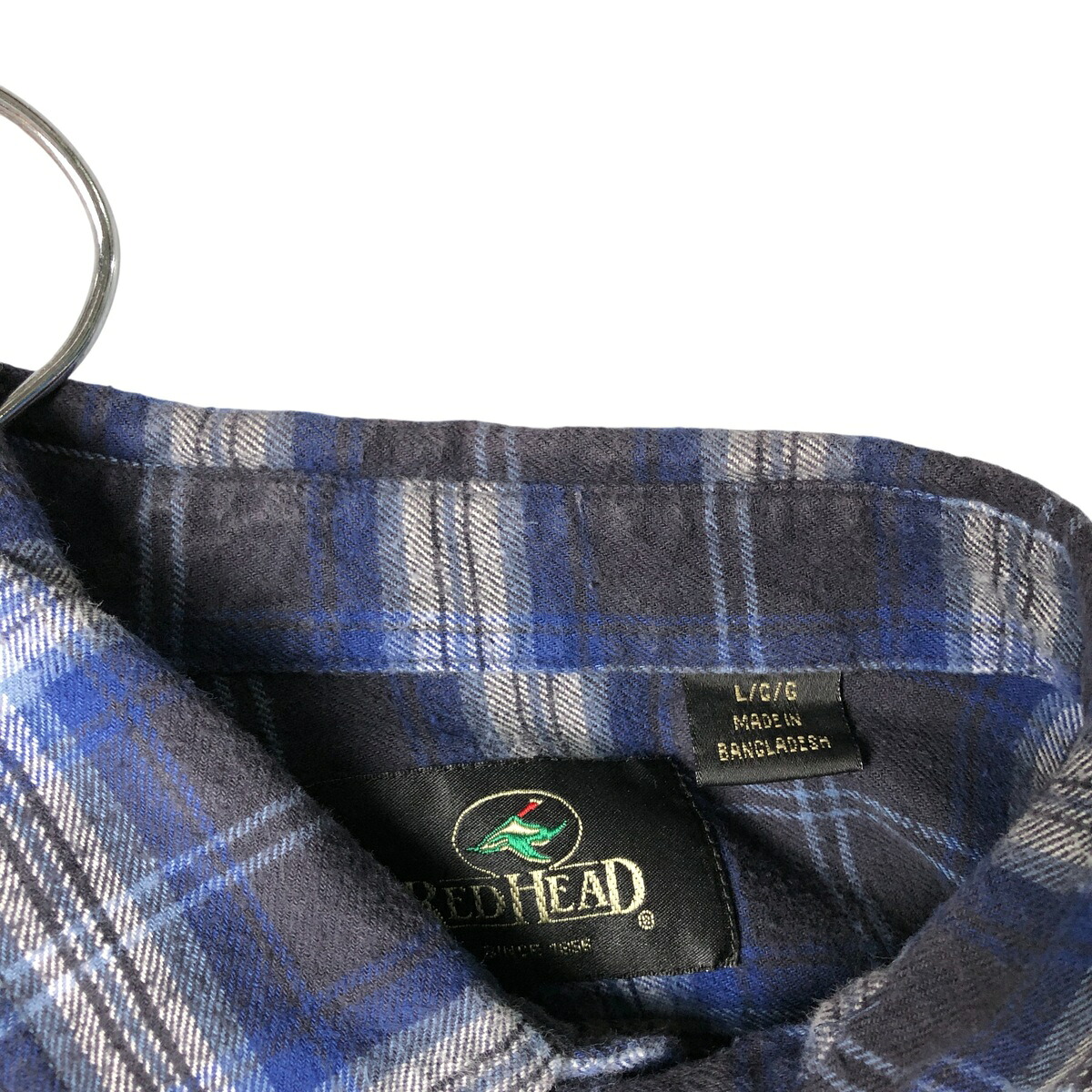 RED HEAD/レッドヘッド 長袖 ライトネルチェックシャツ