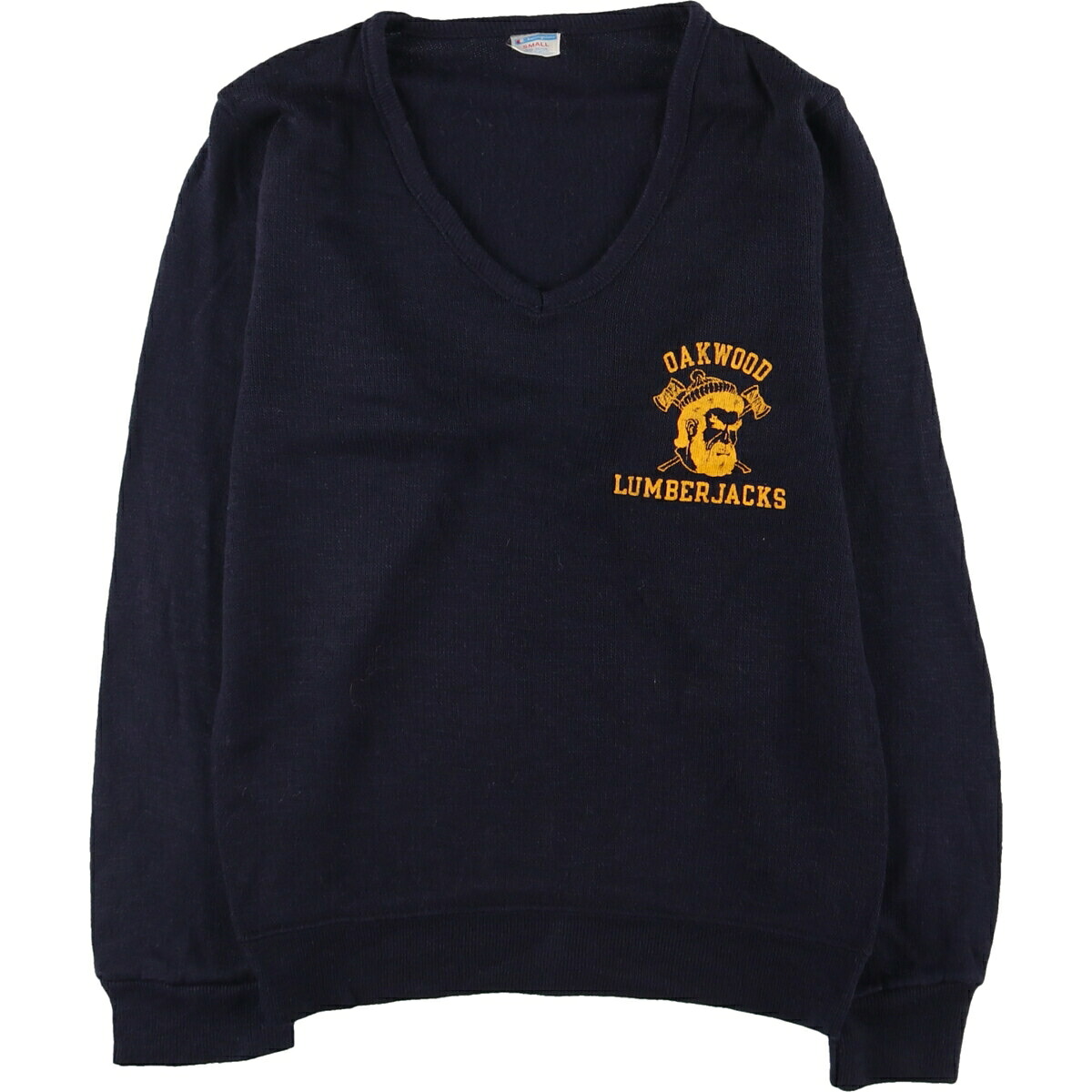 Champion/チャンピオン バータグ Vネック アクリルニットセーター