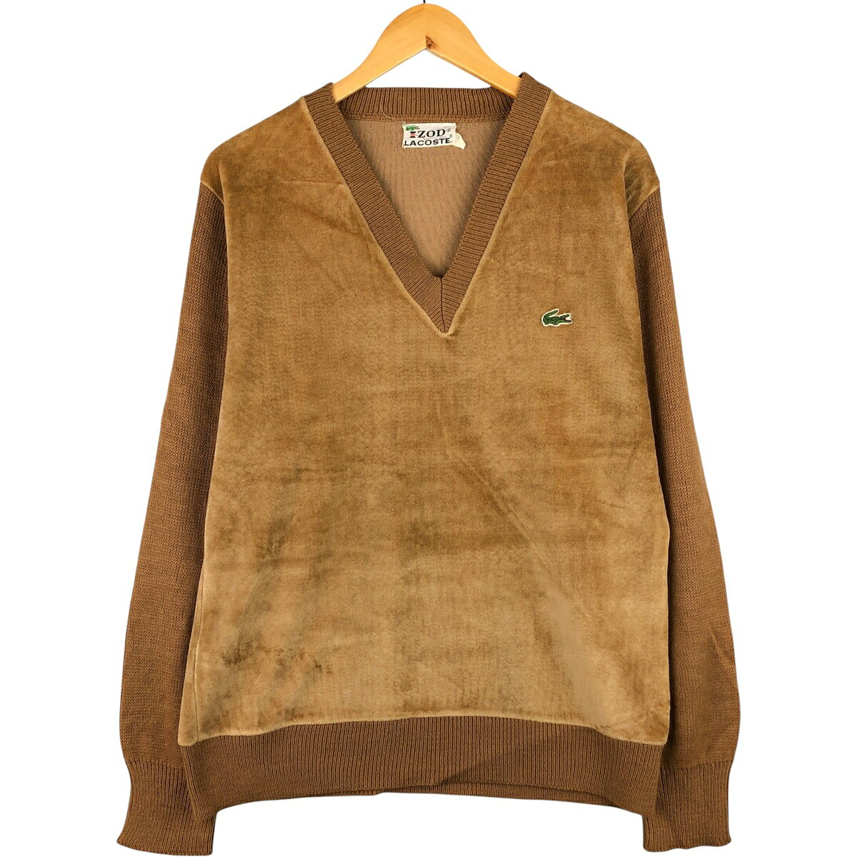 LACOSTE/ラコステ IZOD Vネック アクリルニットセーター