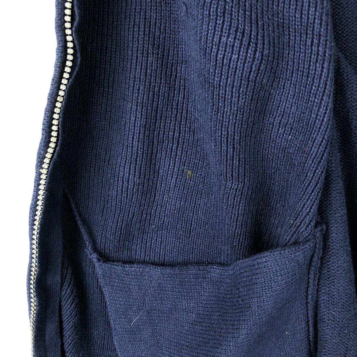 CHAPS/チャップス 前開き コットンニットベスト