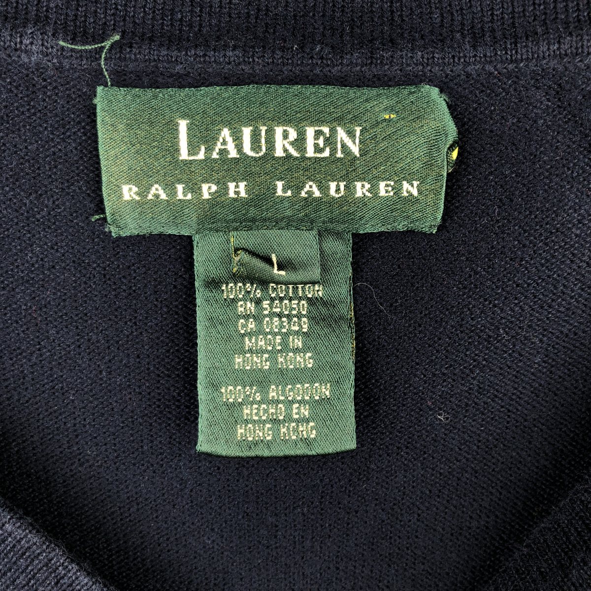 Ralph Lauren/ラルフローレン LAUREN ローレン コットンニットセーター