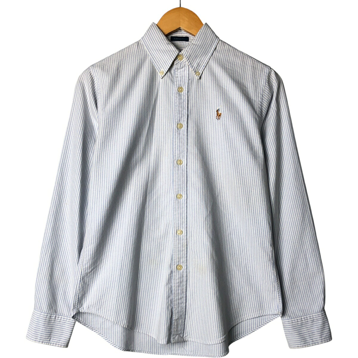 Ralph Lauren/ラルフローレン CLASSIC FIT クラシックフィット 長袖 ボタンダウンストライプシャツ