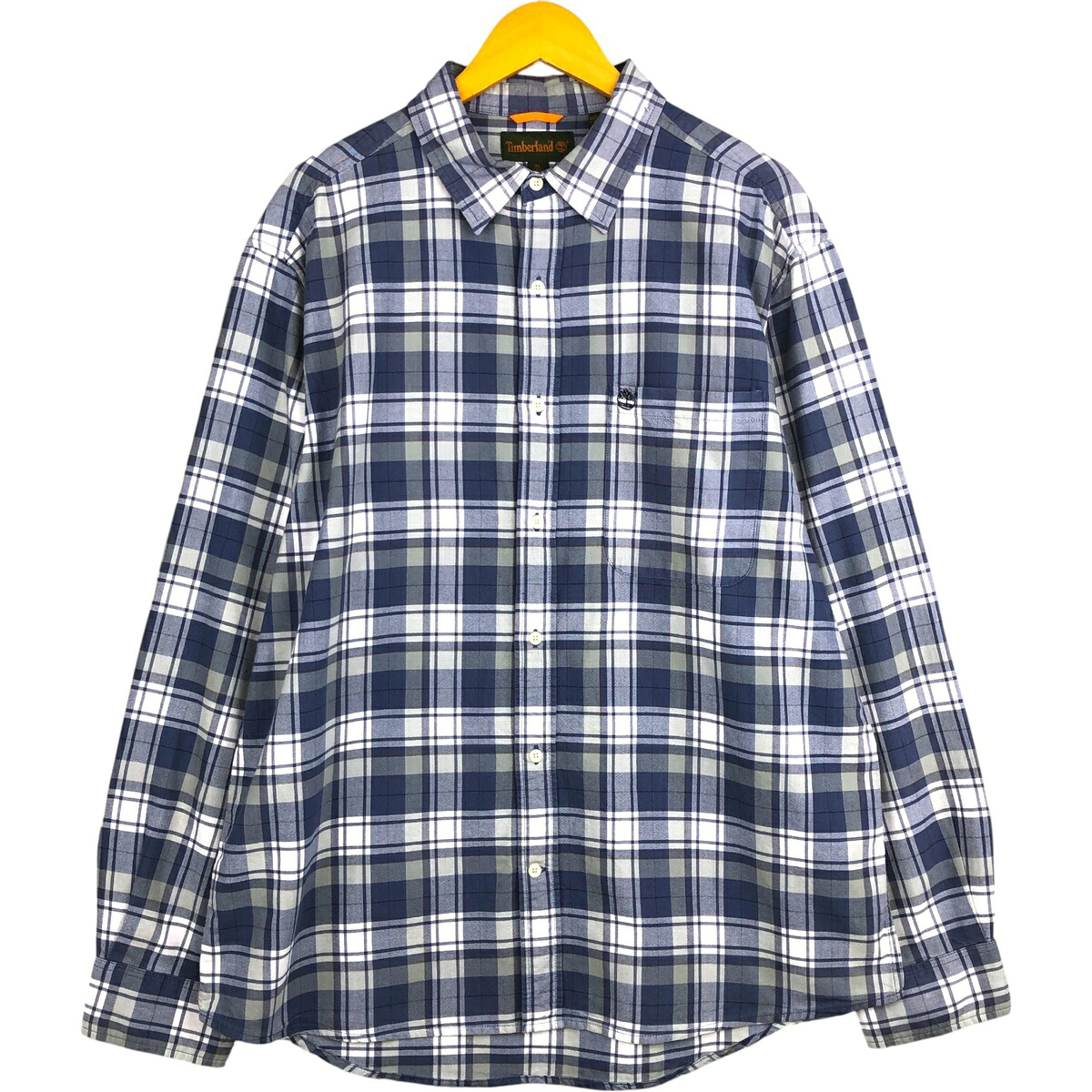 Timberland/ティンバーランド 長袖 コットンチェックシャツ