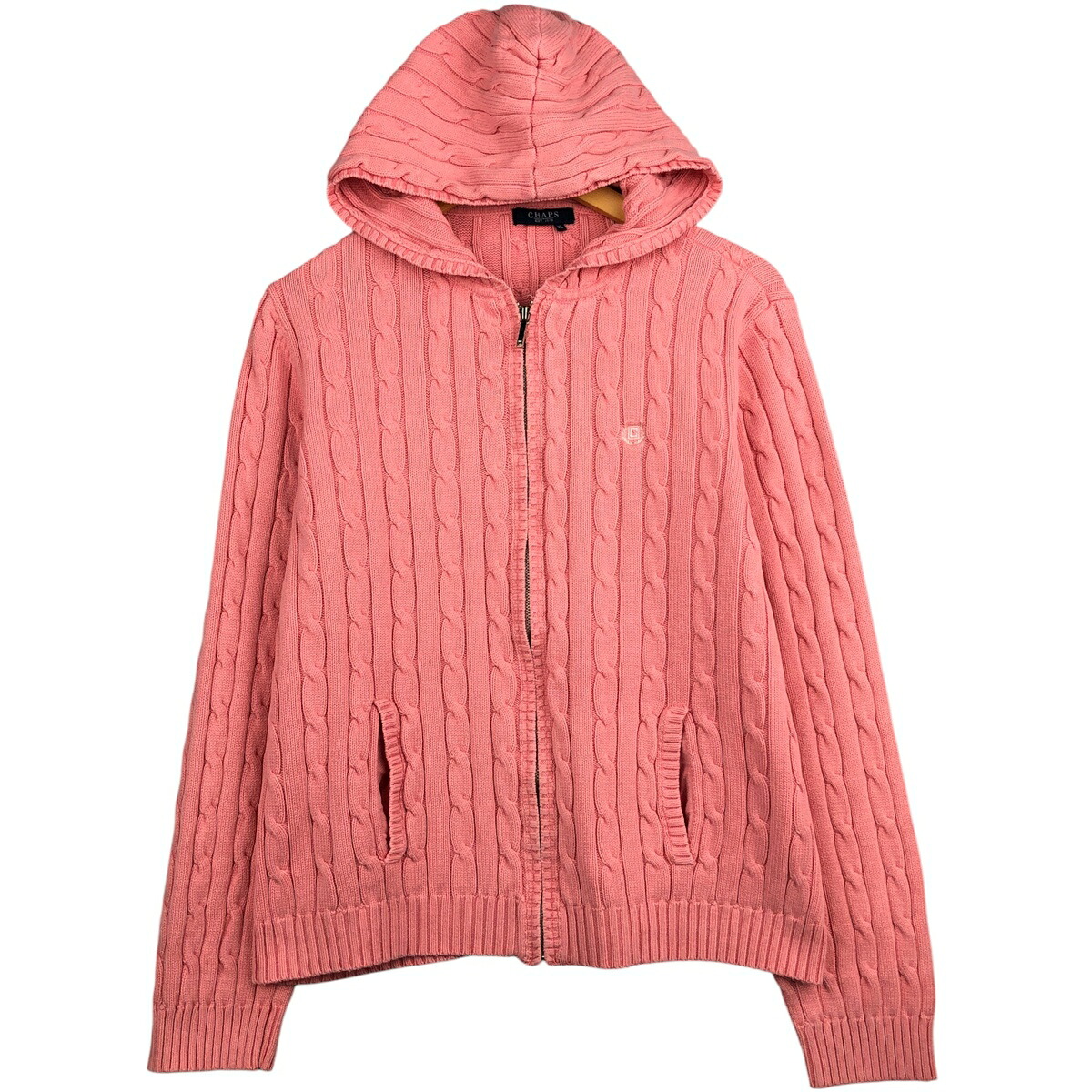 CHAPS/チャップス フルジップニットパーカー