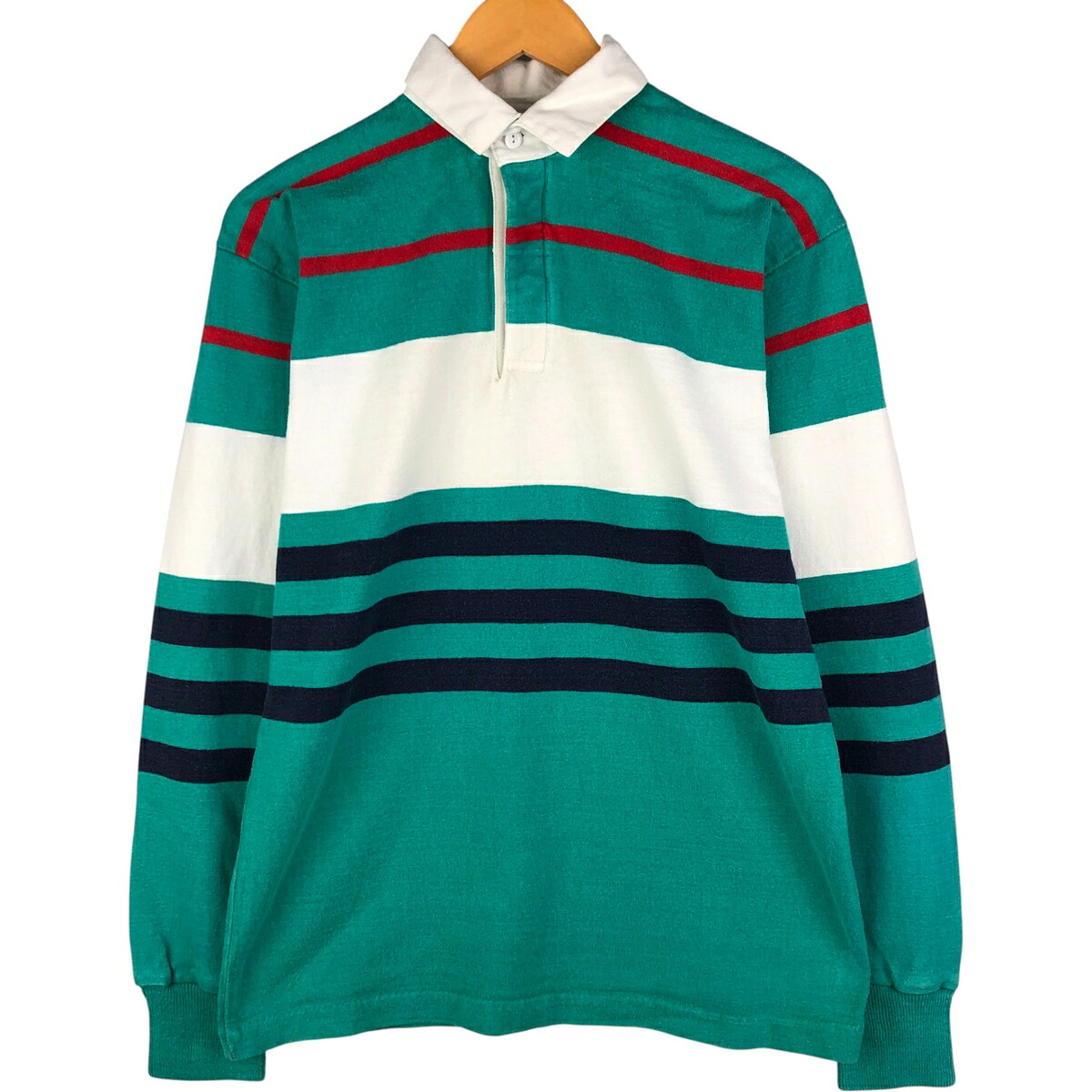 LANDS' END/ランズエンド 長袖 ラガーシャツ