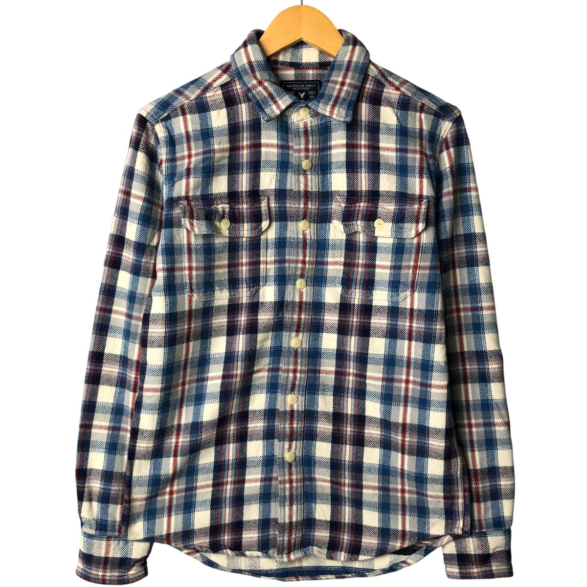 AMERICAN EAGLE OUTFITTERS/アメリカンイーグル 長袖 フランネルチェックシャツ