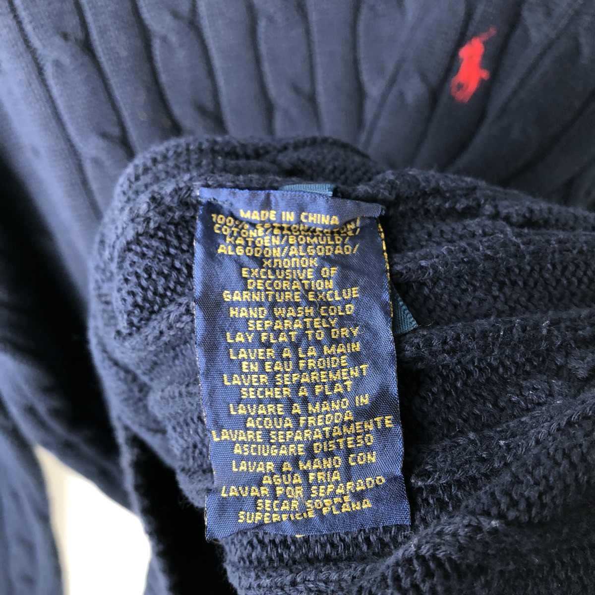 Ralph Lauren/ラルフローレン POLO RALPH LAUREN コットンニットセーター