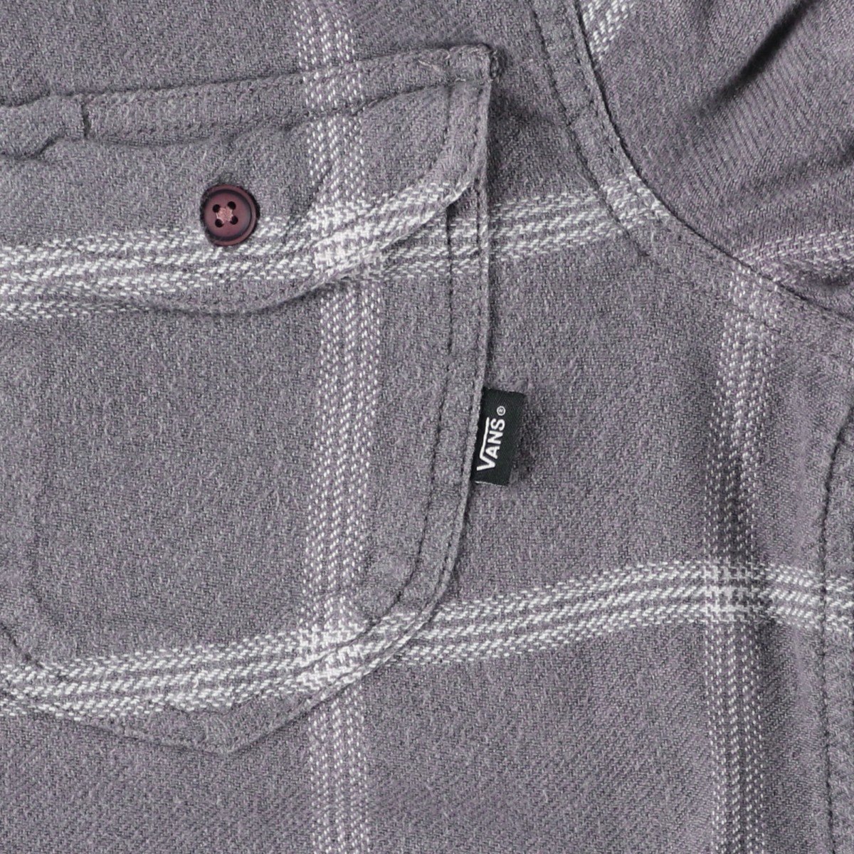 VANS/バンズ TAILORED FIT 長袖 フランネルチェックシャツ