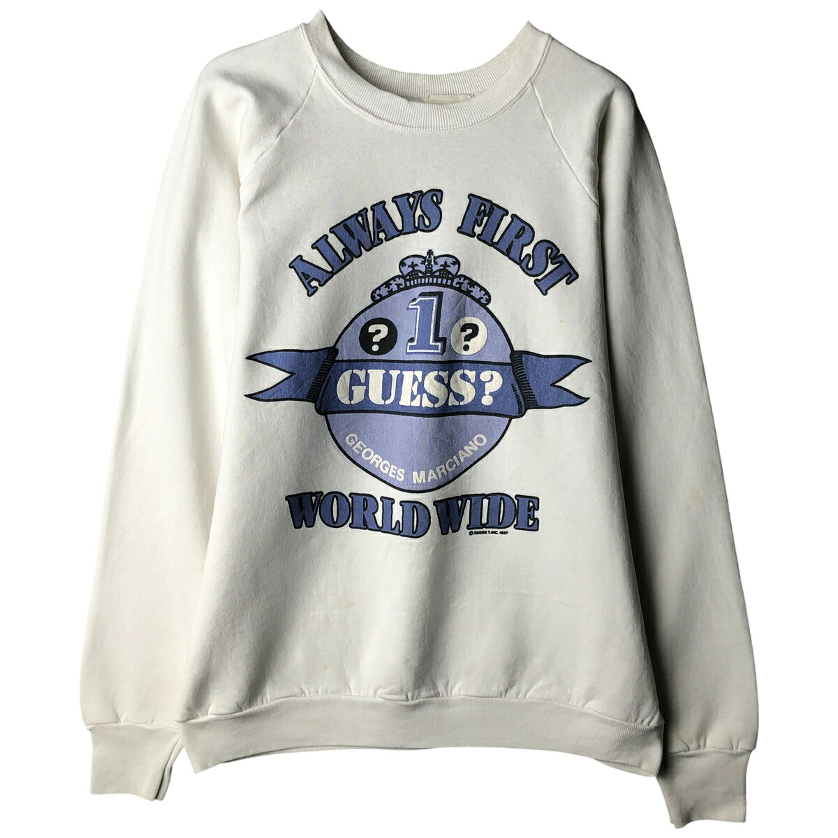 Guess/ゲス BY GEORGES MARCIANO ロゴスウェットシャツ トレーナー